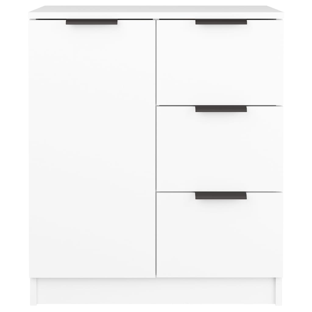 vidaXL Buffet blanc 60x30x70 cm en bois d'ingénierie