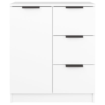 vidaXL Buffet blanc 60x30x70 cm en bois d'ingénierie