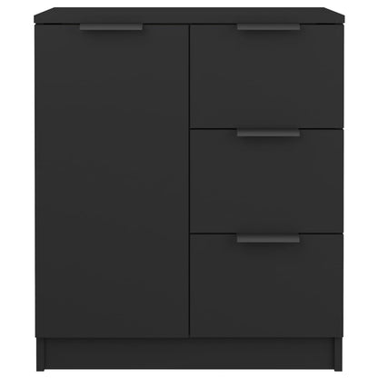 vidaXL Sideboard Schwarz 60x30x70 cm Holzwerkstoff
