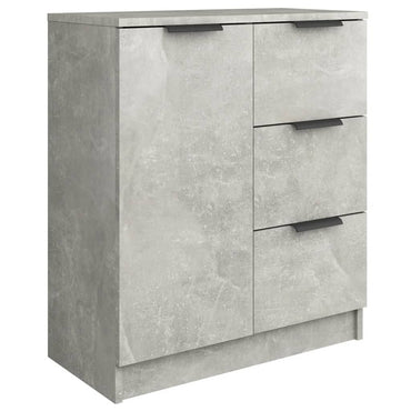 vidaXL Buffet bas Gris béton 60x30x70 cm Bois d'ingénierie