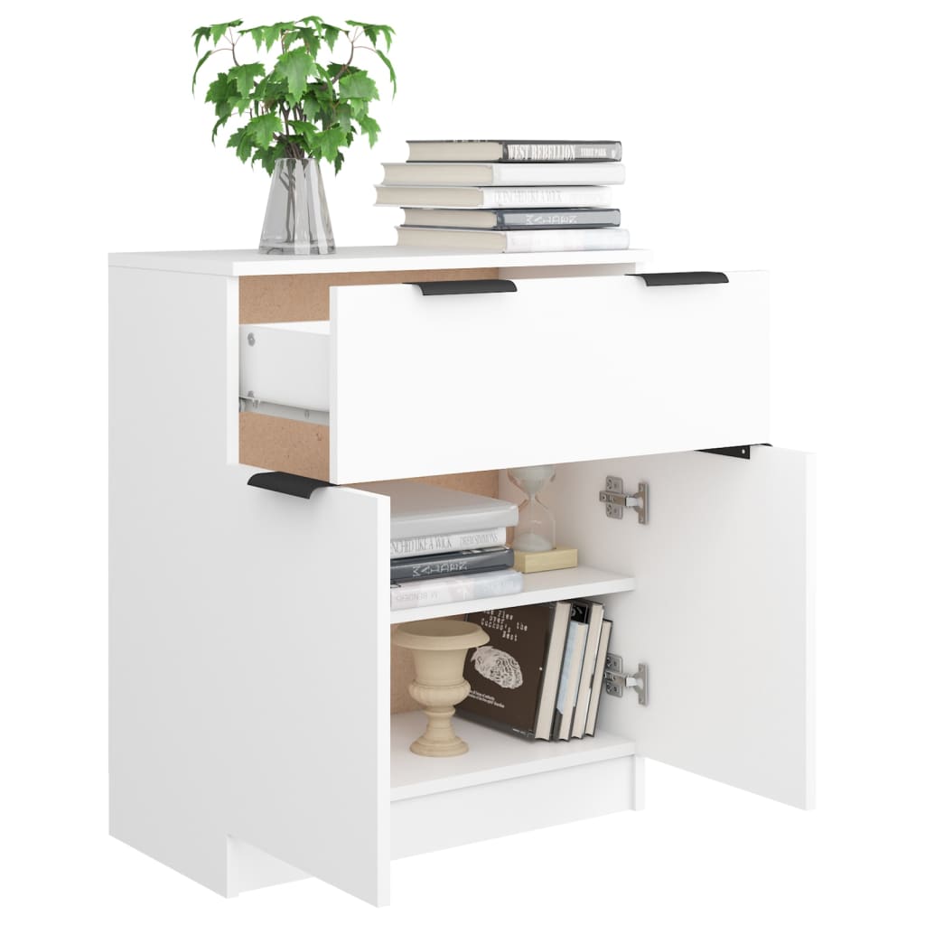 vidaXL Sideboard Weiß 60x30x70 cm Holzwerkstoff