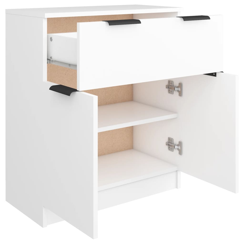 vidaXL Sideboard Weiß 60x30x70 cm Holzwerkstoff