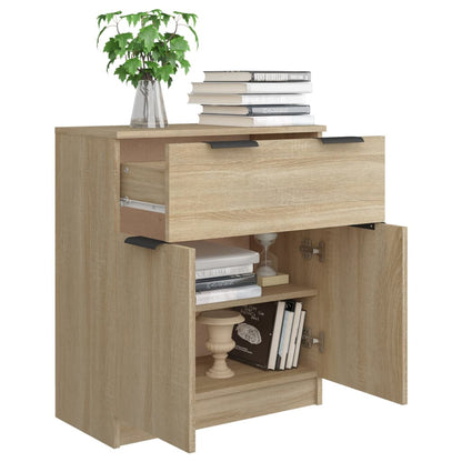 vidaXL Commode Sonoma Chêne 60x30x70 cm Bois d'ingénierie