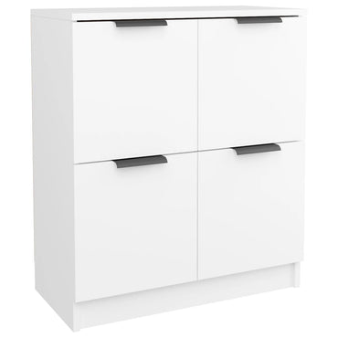 vidaXL Buffet blanc 60x30x70 cm en bois d'ingénierie