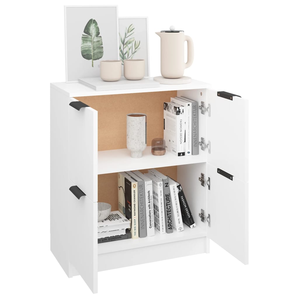 vidaXL Sideboard Weiß 60x30x70 cm Holzwerkstoff