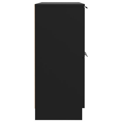 vidaXL Sideboard Schwarz 60x30x70 cm Holzwerkstoff