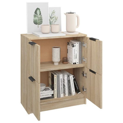 vidaXL Commode Sonoma Chêne 60x30x70 cm Bois d'ingénierie