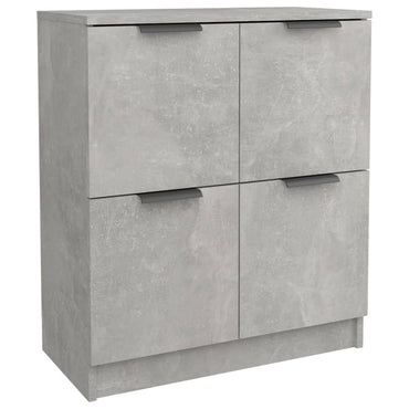 vidaXL Buffet bas Gris béton 60x30x70 cm Bois d'ingénierie