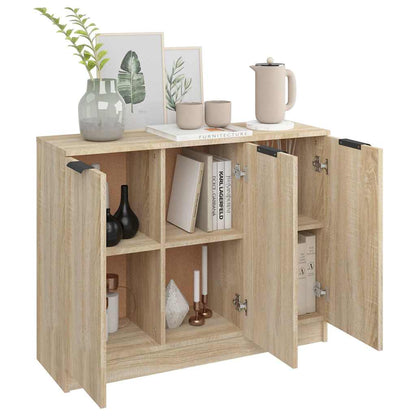 vidaXL Bahut chêne Sonoma 90,5x30x70 cm aggloméré