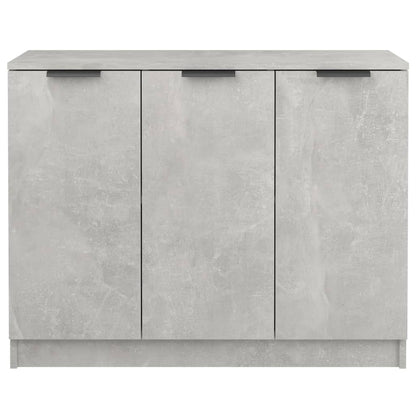 vidaXL Buffet gris béton 90,5x30x70 cm Bois d'ingénierie