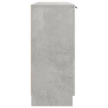vidaXL Buffet gris béton 90,5x30x70 cm Bois d'ingénierie