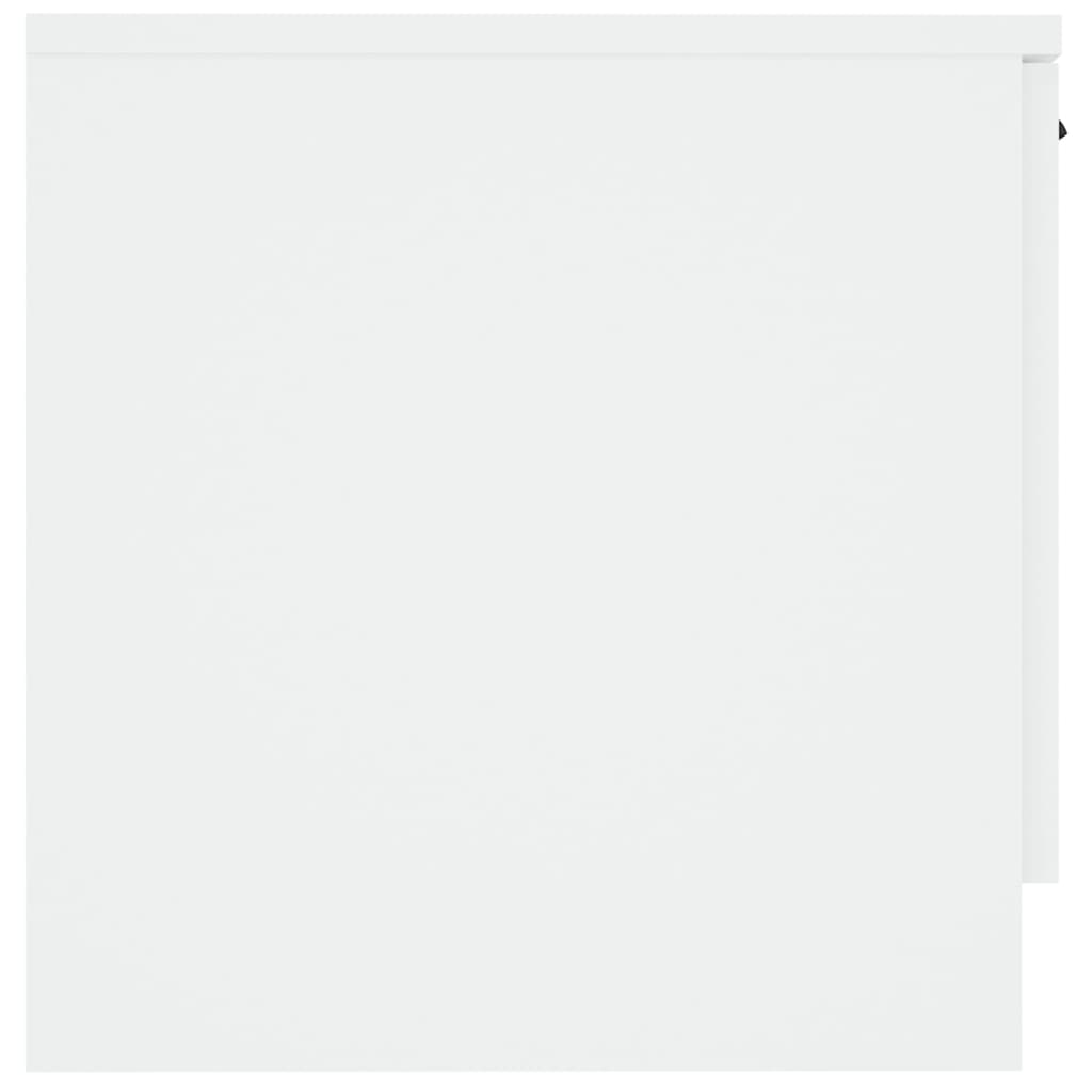 vidaXL Tables de chevet 2 pcs Blanc 40x39x40 cm