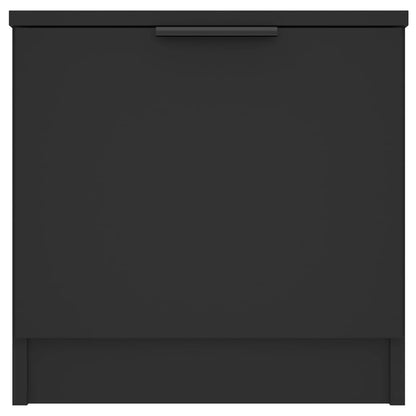 vidaXL Tables de chevet 2 pcs Noir 40x39x40 cm