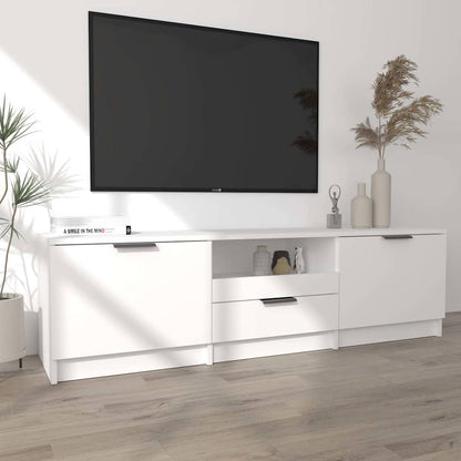 vidaXL TV-Schrank Weiß 140 x 35 x 40 cm Holzwerkstoff