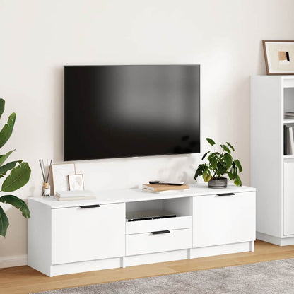 vidaXL TV-Schrank Weiß 140 x 35 x 40 cm Holzwerkstoff