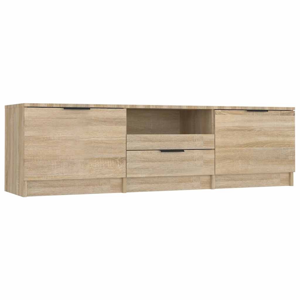 Meuble TV vidaXL chêne Sonoma 140 x 35 x 40 cm en bois d'ingénierie