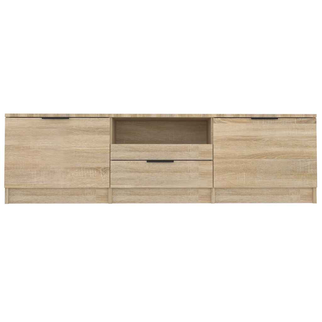 Meuble TV vidaXL chêne Sonoma 140 x 35 x 40 cm en bois d'ingénierie