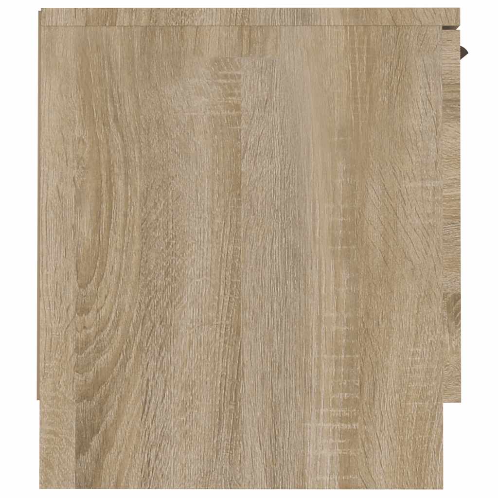 Meuble TV vidaXL chêne Sonoma 140 x 35 x 40 cm en bois d'ingénierie
