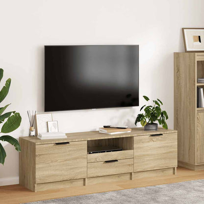 Meuble TV vidaXL chêne Sonoma 140 x 35 x 40 cm en bois d'ingénierie