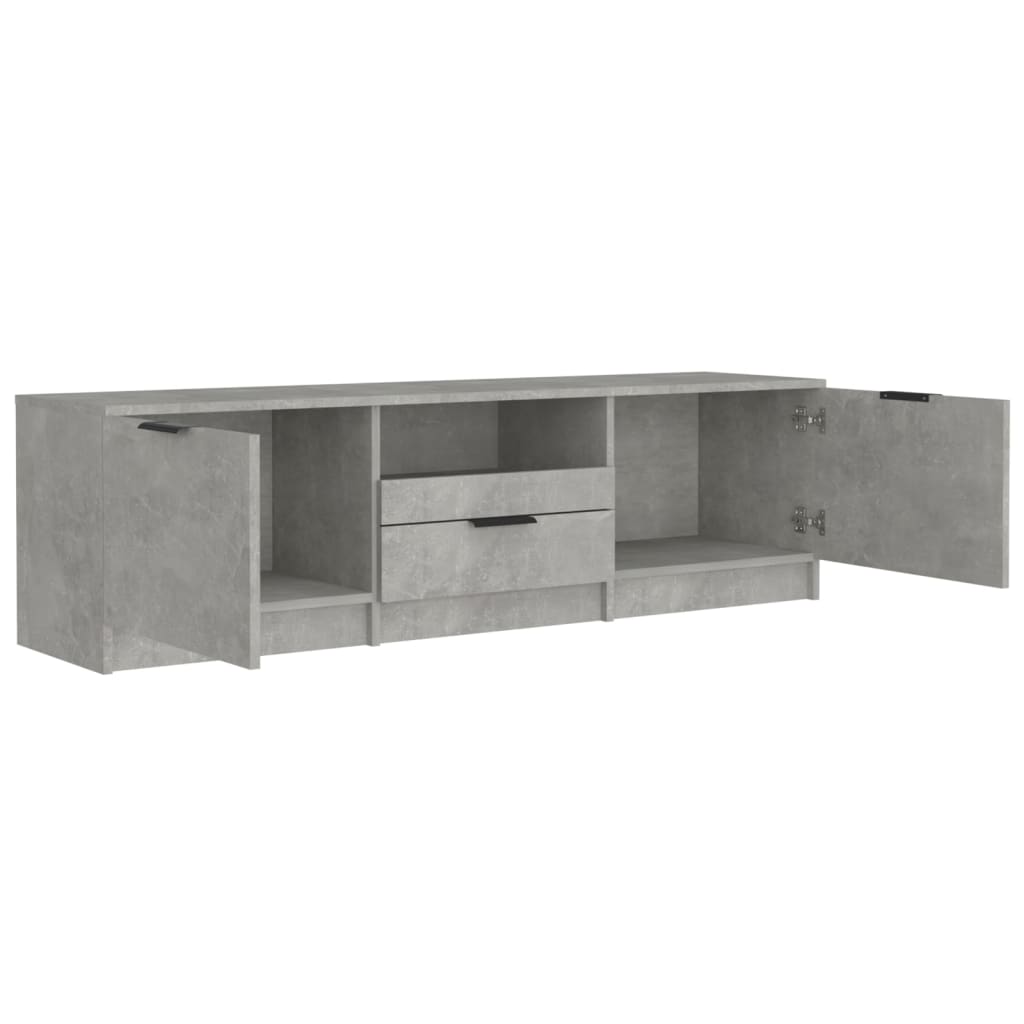 vidaXL TV-Schrank Betongrau 140x35x40 cm Holzwerkstoff