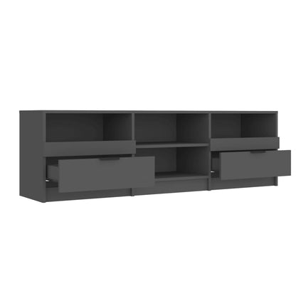 vidaXL TV-Schrank Schwarz 150x33,5x45 cm Holzwerkstoff