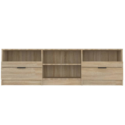 vidaXL Meuble TV chêne Sonoma 150x33,5x45 cm Bois d'ingénierie