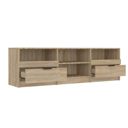 vidaXL Meuble TV chêne Sonoma 150x33,5x45 cm Bois d'ingénierie