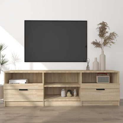 vidaXL Meuble TV chêne Sonoma 150x33,5x45 cm Bois d'ingénierie
