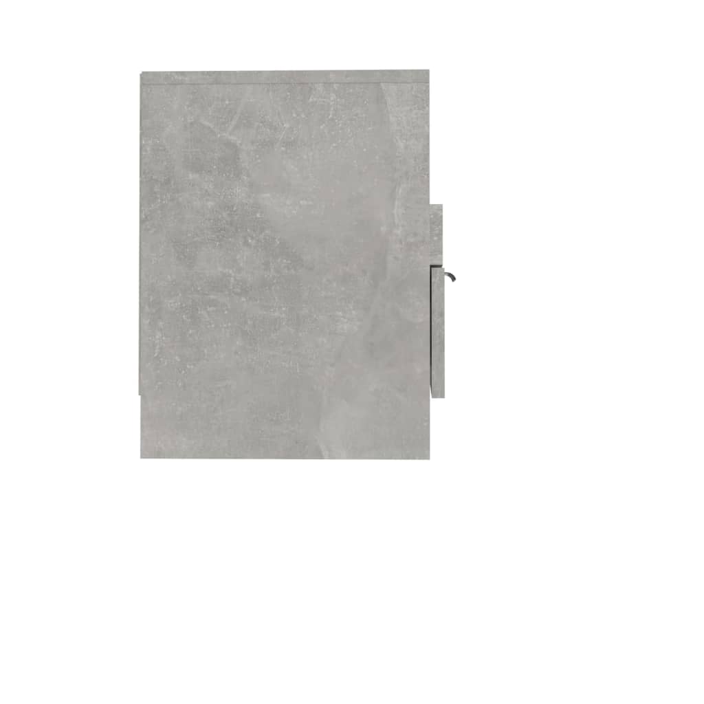 vidaXL TV-Schrank Betongrau 150x33,5x45 cm Holzwerkstoff