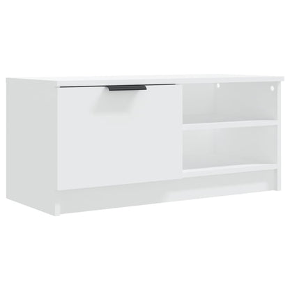 vidaXL Meubles TV 2 pcs Blanc 80x35x36,5 cm Bois d'ingénierie
