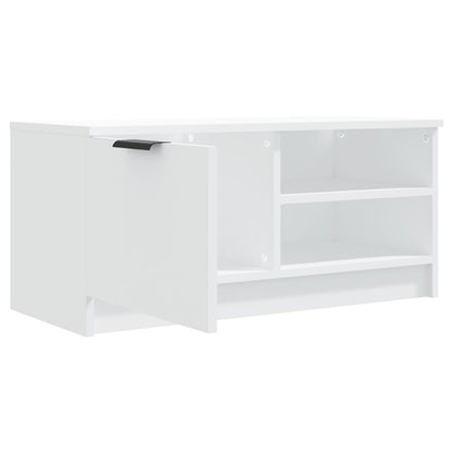 vidaXL Meubles TV 2 pcs Blanc 80x35x36,5 cm Bois d'ingénierie