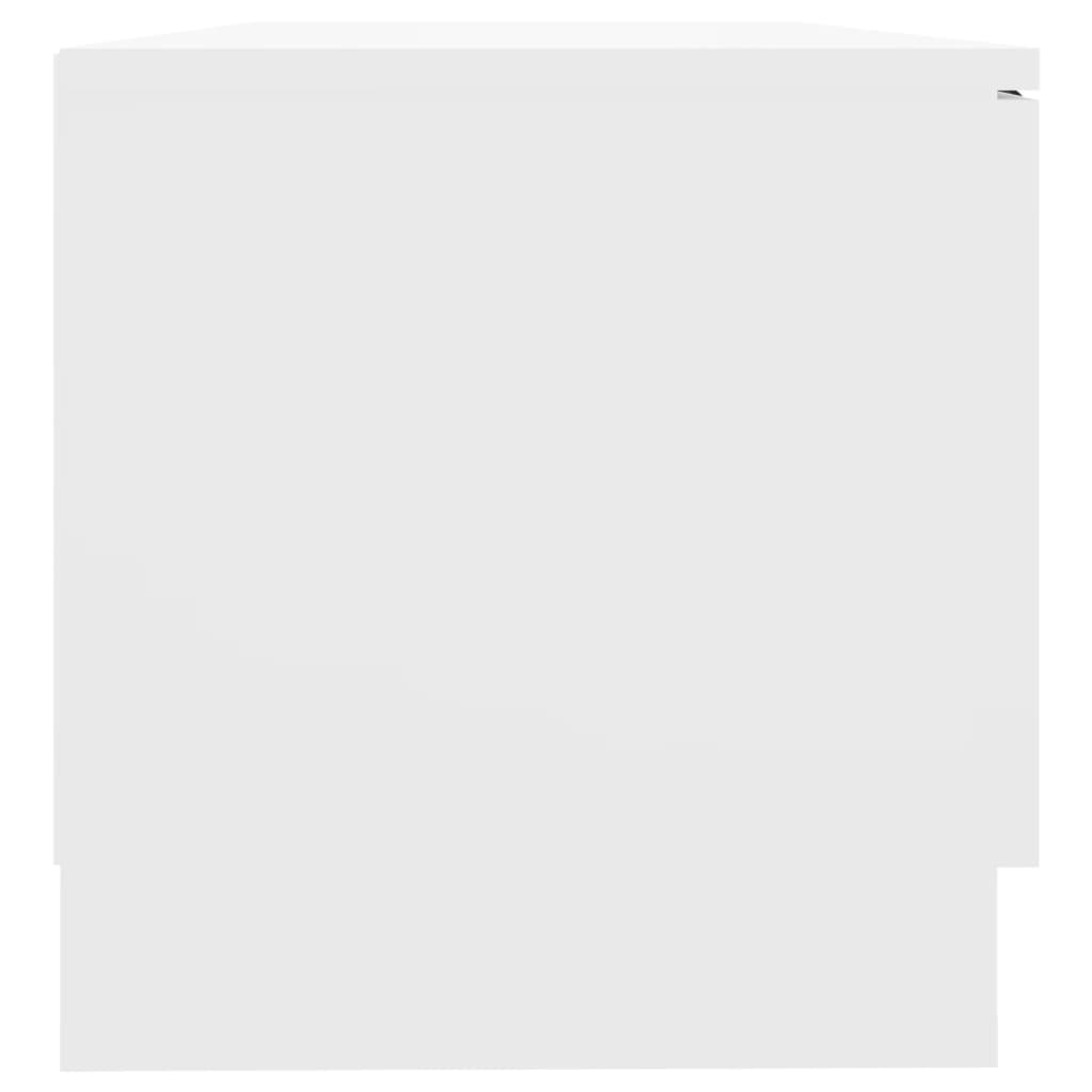 vidaXL Meubles TV 2 pcs Blanc 80x35x36,5 cm Bois d'ingénierie