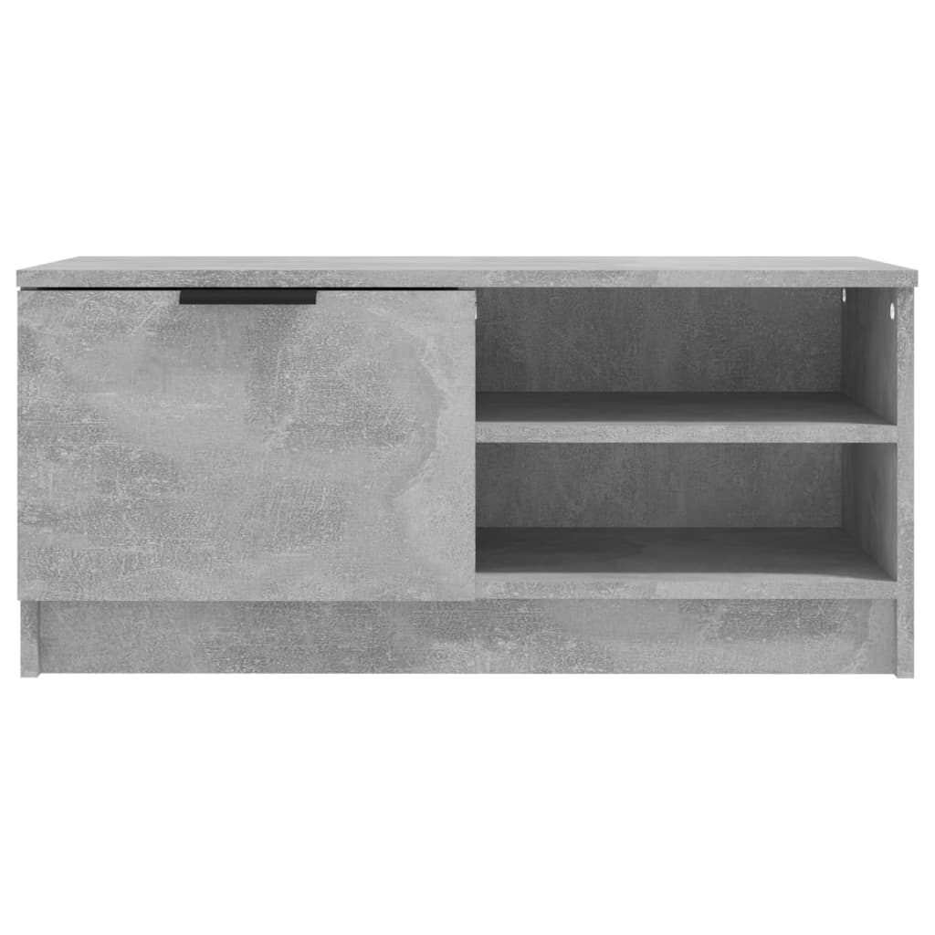 Meuble TV vidaXL gris béton 80x35x36,5 cm Aggloméré