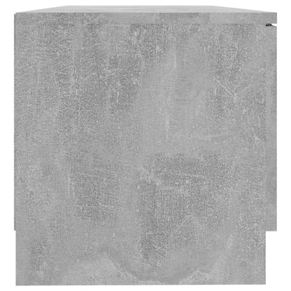 Meuble TV vidaXL gris béton 80x35x36,5 cm Aggloméré