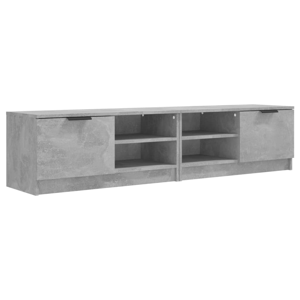 vidaXL Meubles TV 2 pcs Gris béton 80x35x36,5 cm Bois d'ingénierie
