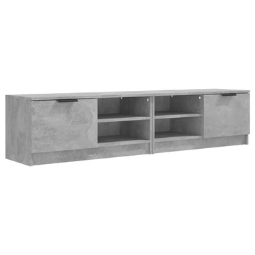 vidaXL Meubles TV 2 pcs Gris béton 80x35x36,5 cm Bois d'ingénierie