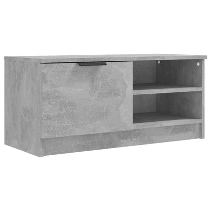 vidaXL Meubles TV 2 pcs Gris béton 80x35x36,5 cm Bois d'ingénierie