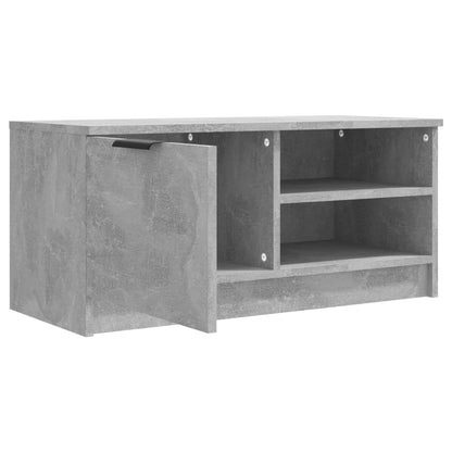 vidaXL Meubles TV 2 pcs Gris béton 80x35x36,5 cm Bois d'ingénierie