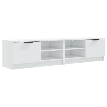 vidaXL Meubles TV 2 pcs Blanc brillant 80x35x36,5 cm Aggloméré