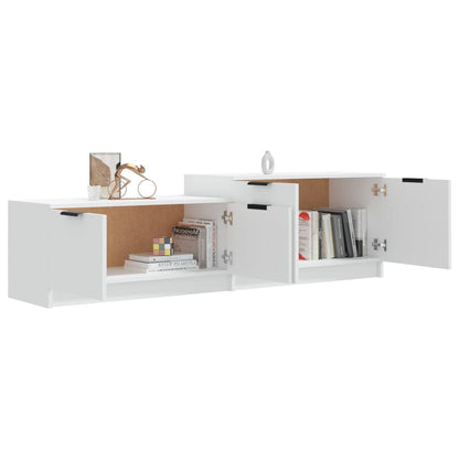 vidaXL TV-Schrank Weiß 158,5x36x45 cm Holzwerkstoff