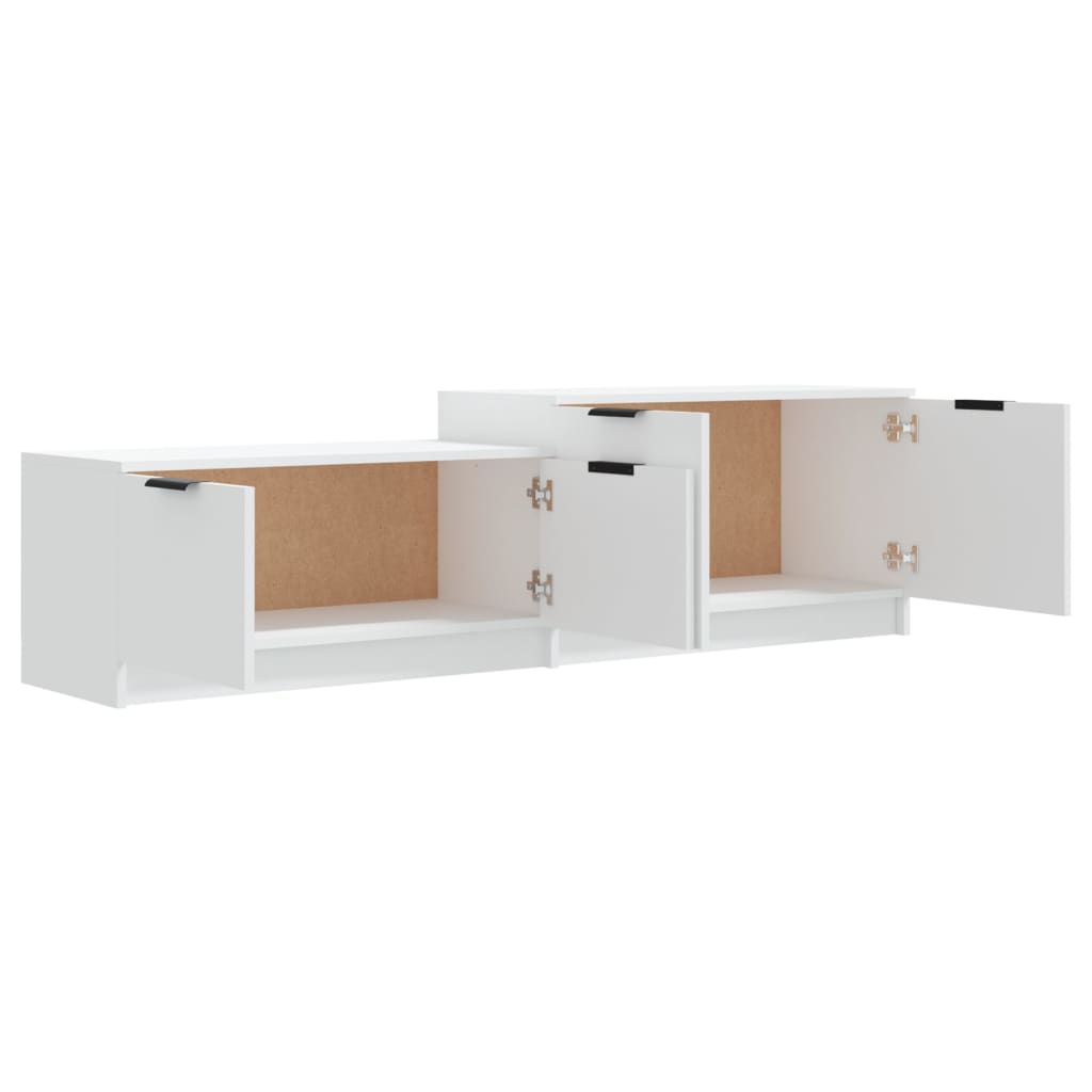 vidaXL TV-Schrank Weiß 158,5x36x45 cm Holzwerkstoff