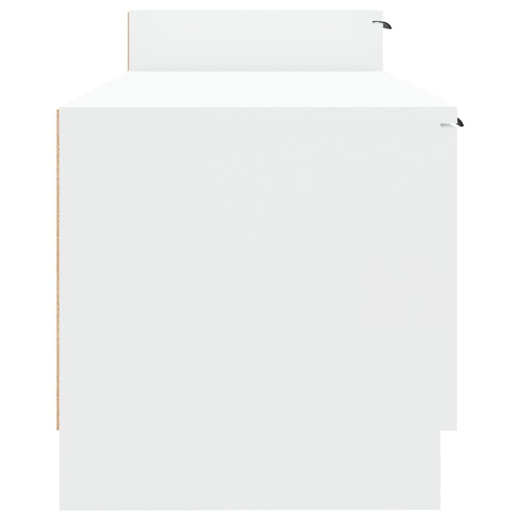 vidaXL TV-Schrank Weiß 158,5x36x45 cm Holzwerkstoff