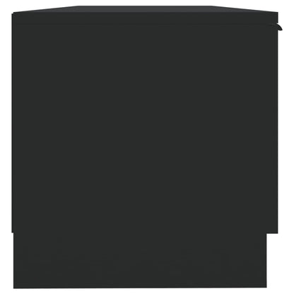 vidaXL TV-Schrank Schwarz 102x35x36,5 cm Holzwerkstoff