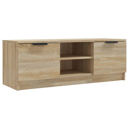 vidaXL Meuble TV chêne Sonoma 102x35x36,5 cm aggloméré