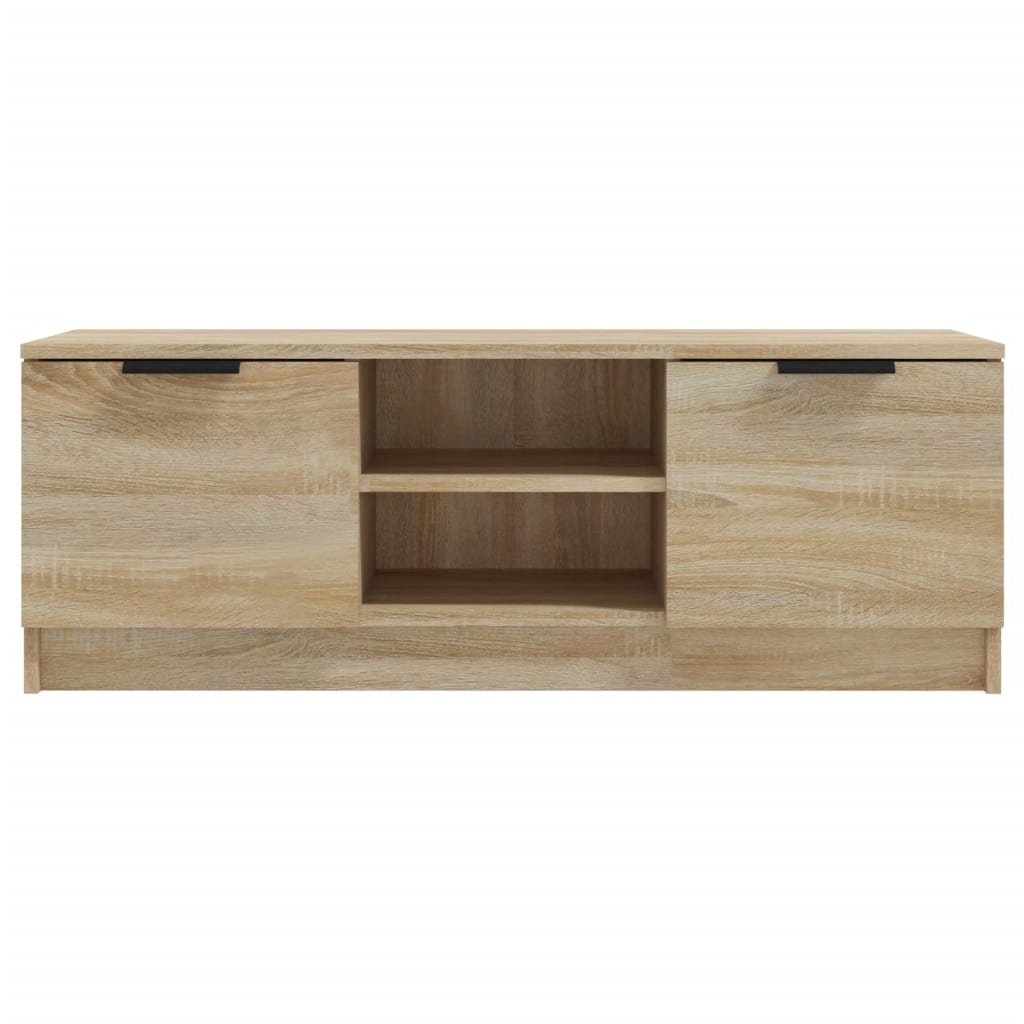vidaXL Meuble TV chêne Sonoma 102x35x36,5 cm aggloméré