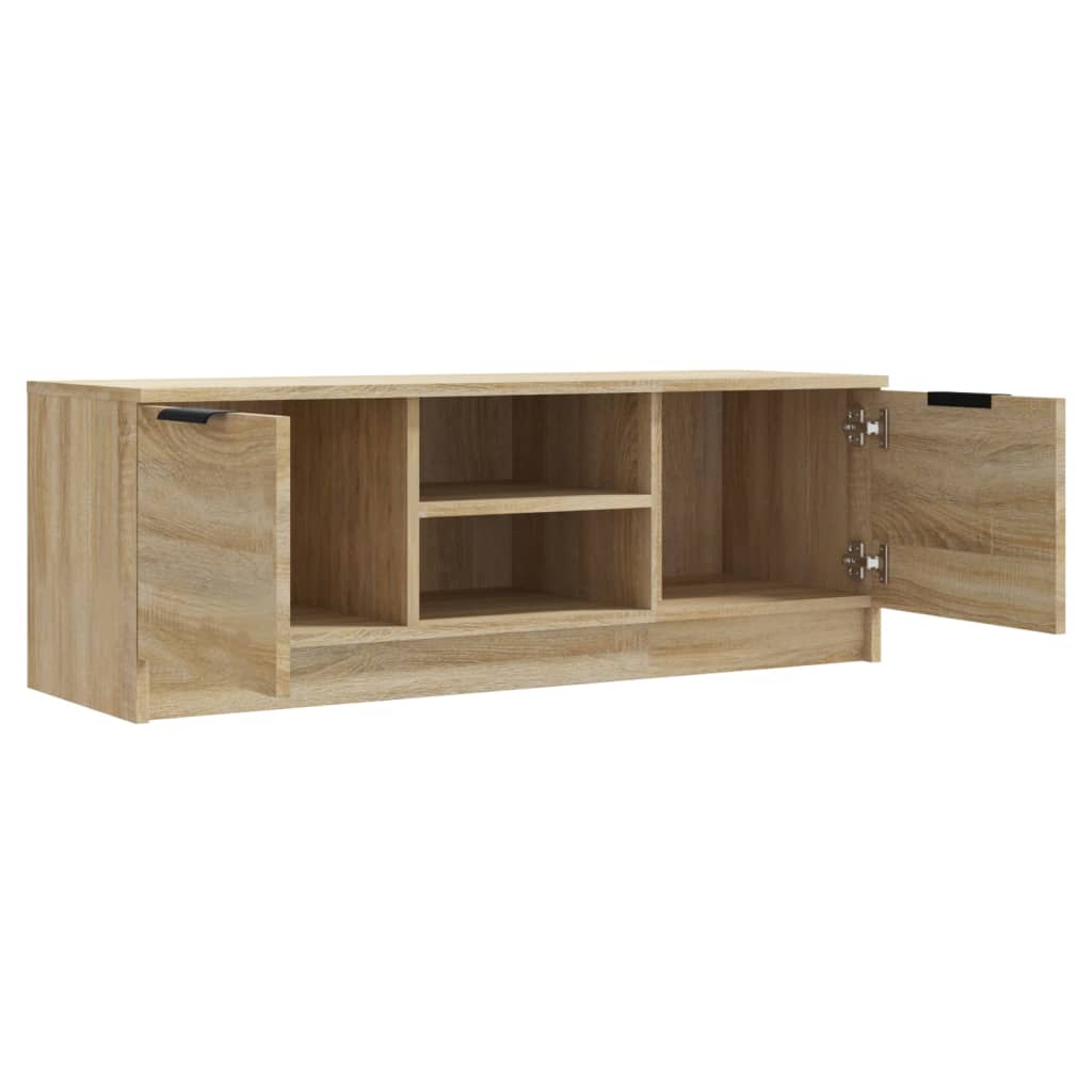 vidaXL Meuble TV chêne Sonoma 102x35x36,5 cm aggloméré