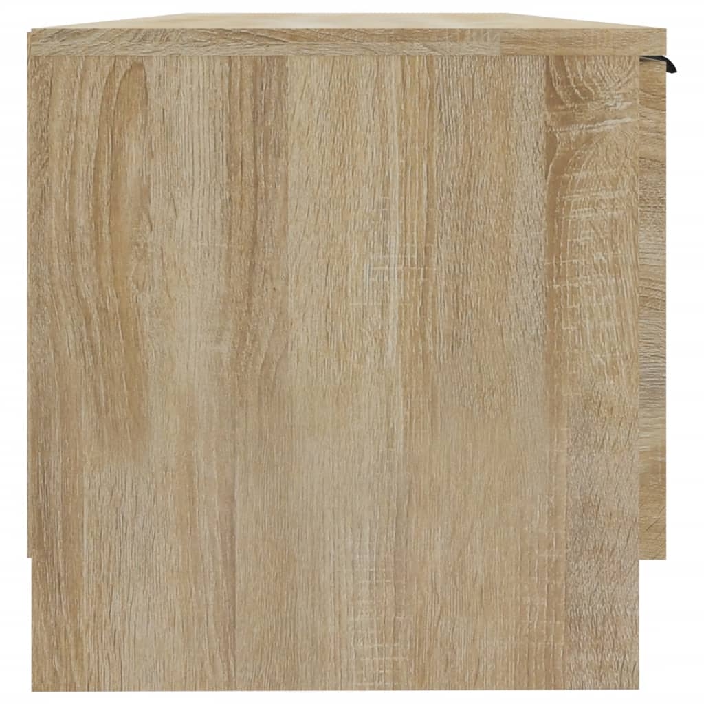 vidaXL Meuble TV chêne Sonoma 102x35x36,5 cm aggloméré