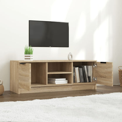 vidaXL Meuble TV chêne Sonoma 102x35x36,5 cm aggloméré