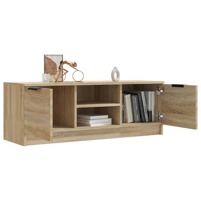 vidaXL Meuble TV chêne Sonoma 102x35x36,5 cm aggloméré