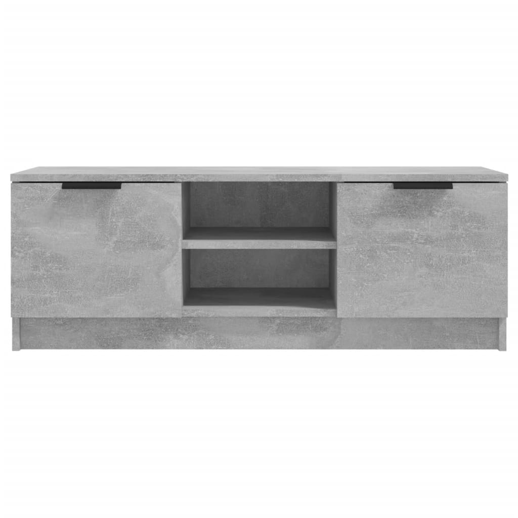 vidaXL TV-Schrank Betongrau 102x35x36,5 cm Holzwerkstoff